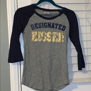 PINK T-Shirt “Designated Kisser”